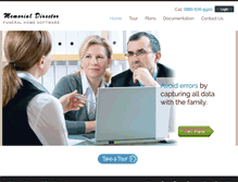 Tablet Screenshot of memorialdirector.com